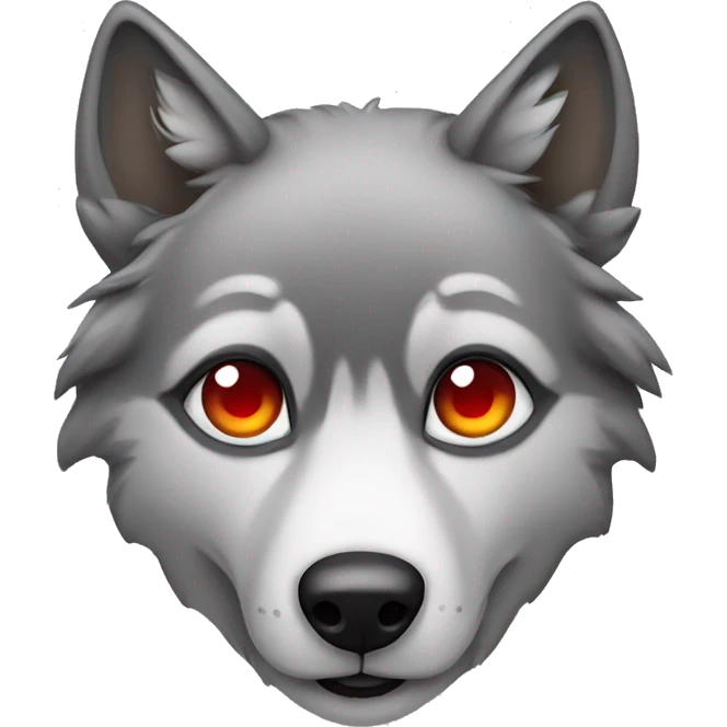 Wolf with heart eyes  emoji
