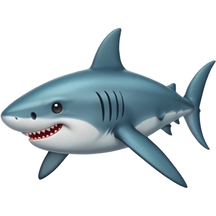 El emoji del tiburón pero de color negro para copiar y pegar  emoji