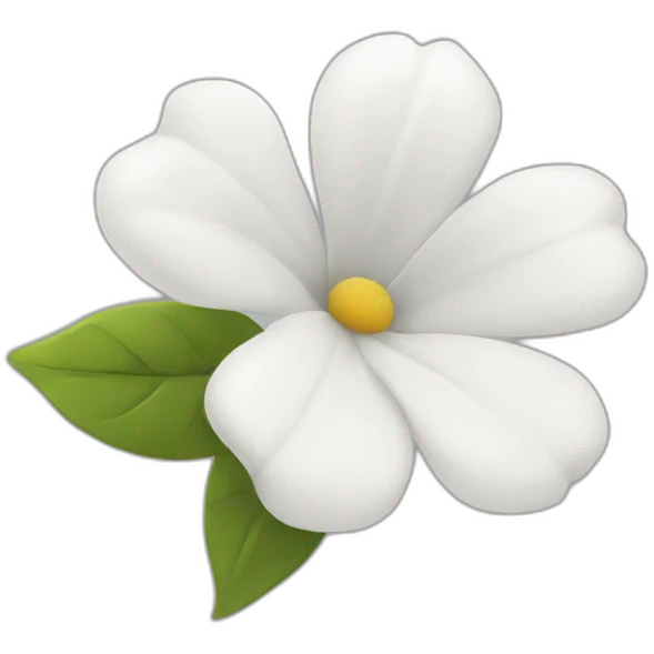 white flower emoji