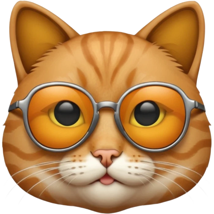 Cat wearing sunglasses emoji