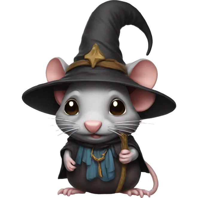 Turd wizard rat emoji