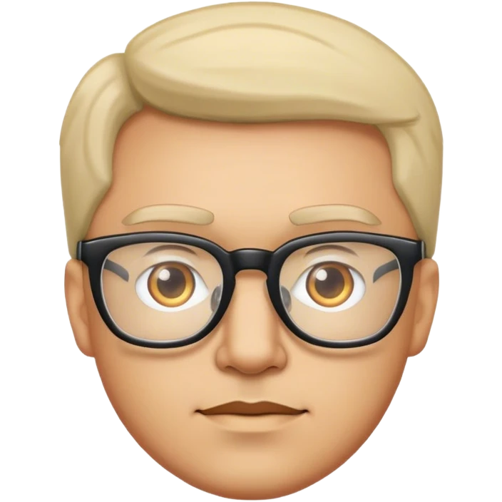 Mann mit einer Brille  emoji
