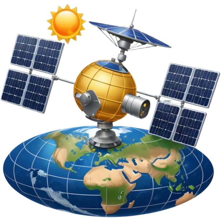 satellite in orbit emoji