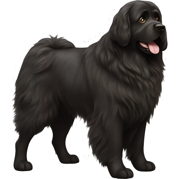 Newfoundland dog emoji