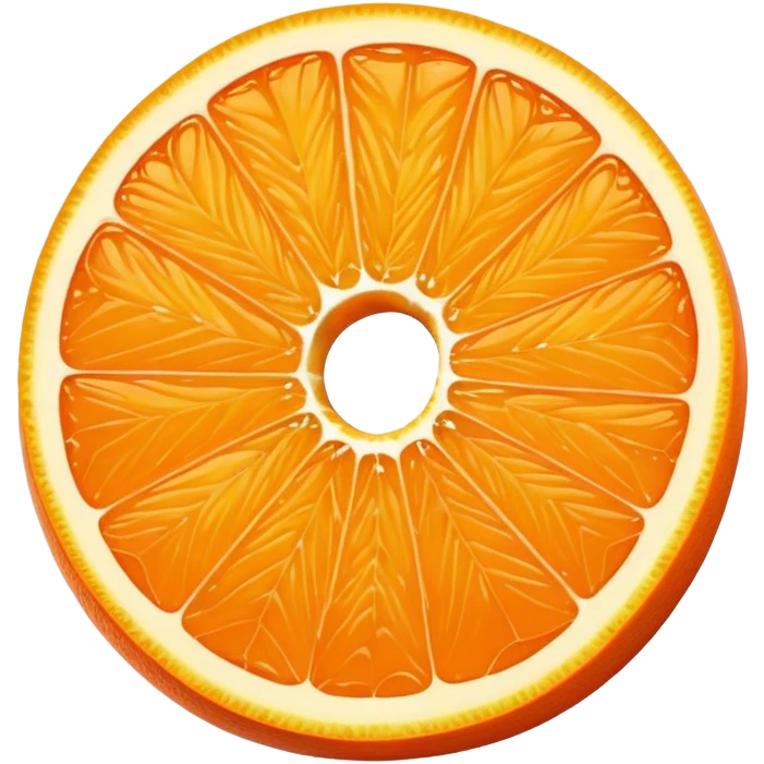 Slice of orange  emoji