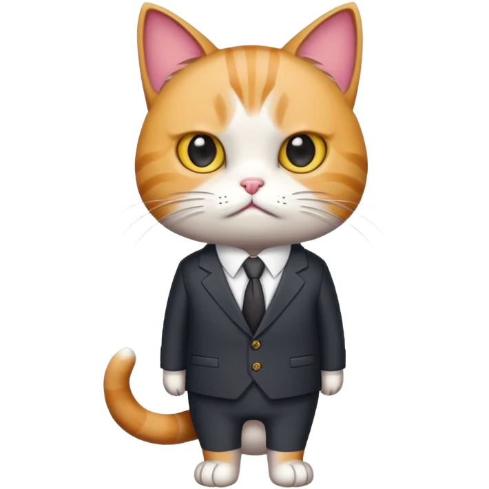 cat quits her job emoji