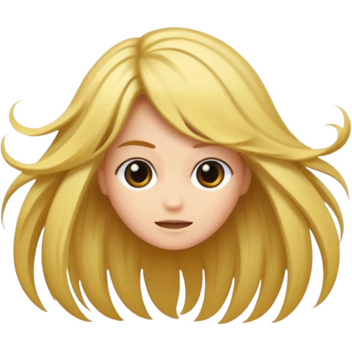 hair flyaways emoji