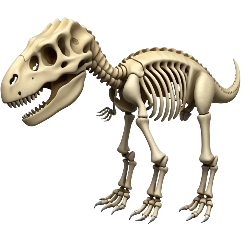 dinosaur skeleton emoji