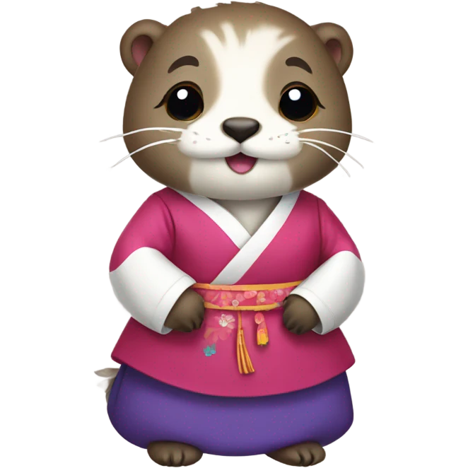 Hanbok otter emoji