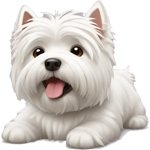 Westie fat emoji