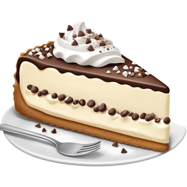 Cannoli cheesecake slice  emoji
