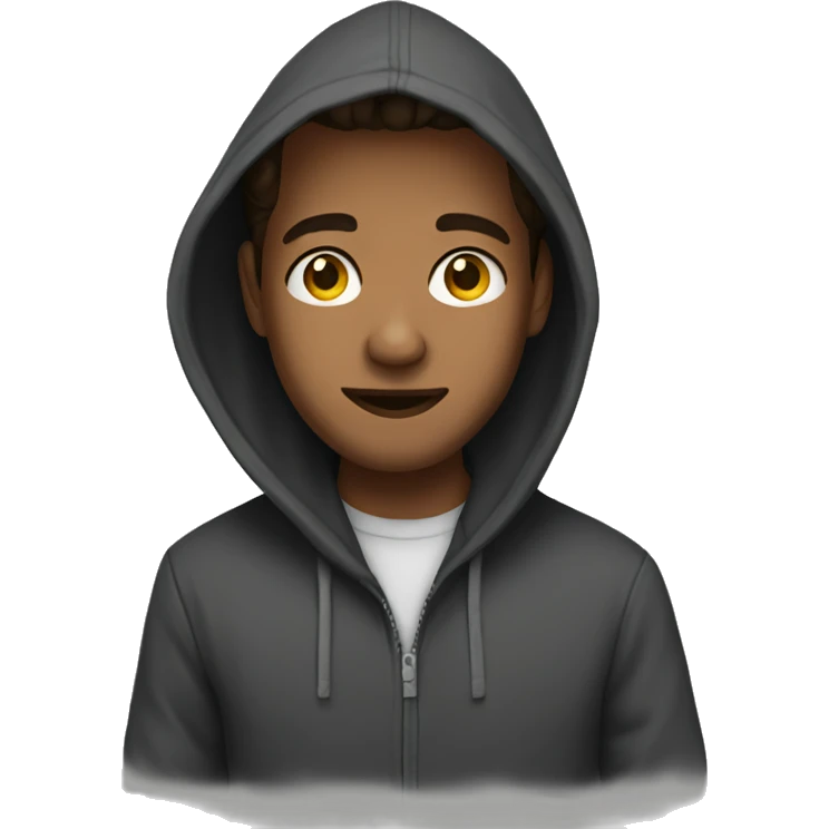 Nate in a hoody emoji