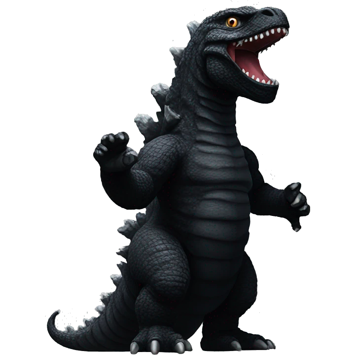 black Godzilla  emoji