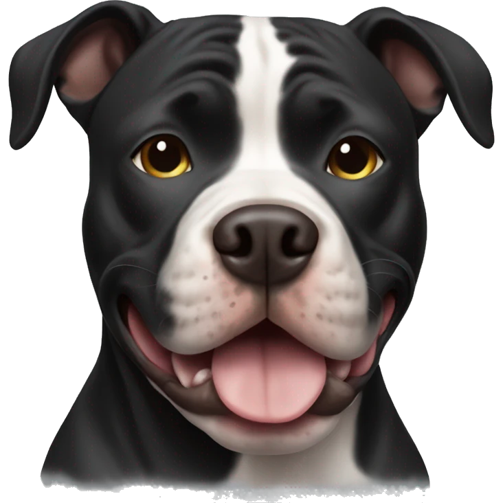 Black Pitbull  emoji