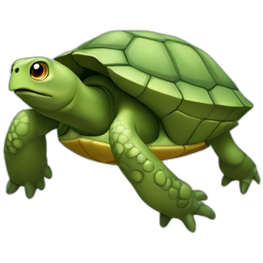Tortuga sorprendida  emoji