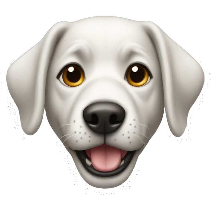 a dog playing pian emoji