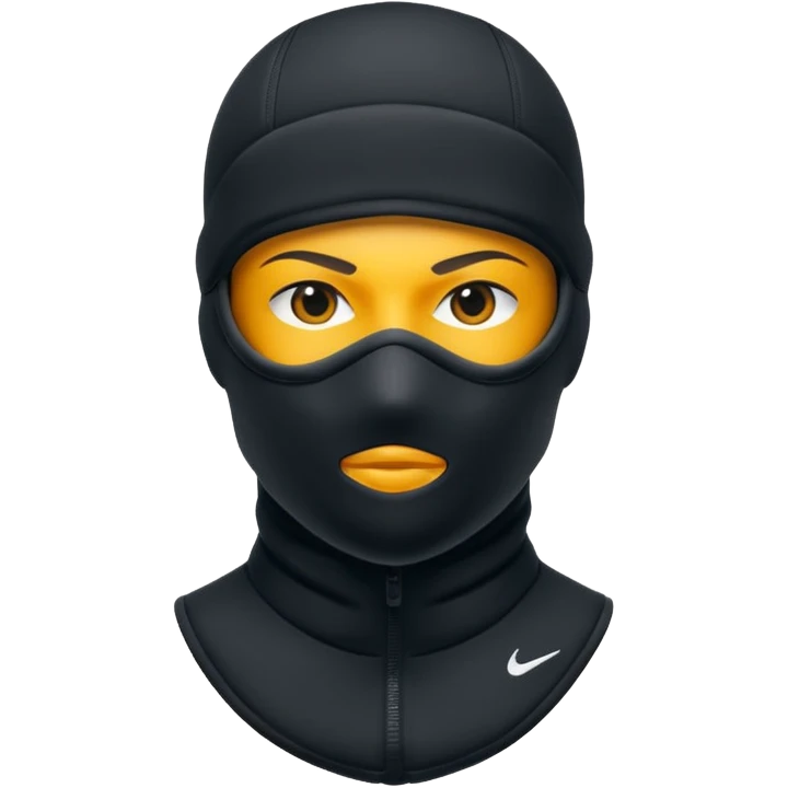 Nike ski mask emoji