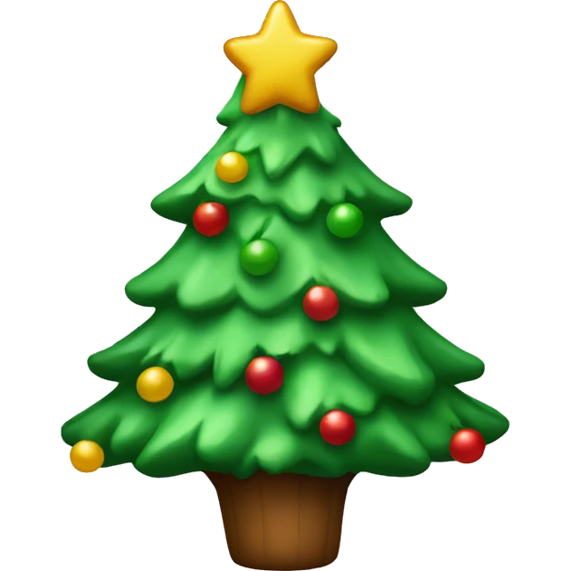 vanilla  Christmas tree emoji