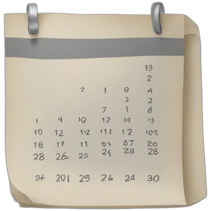 calender day emoji