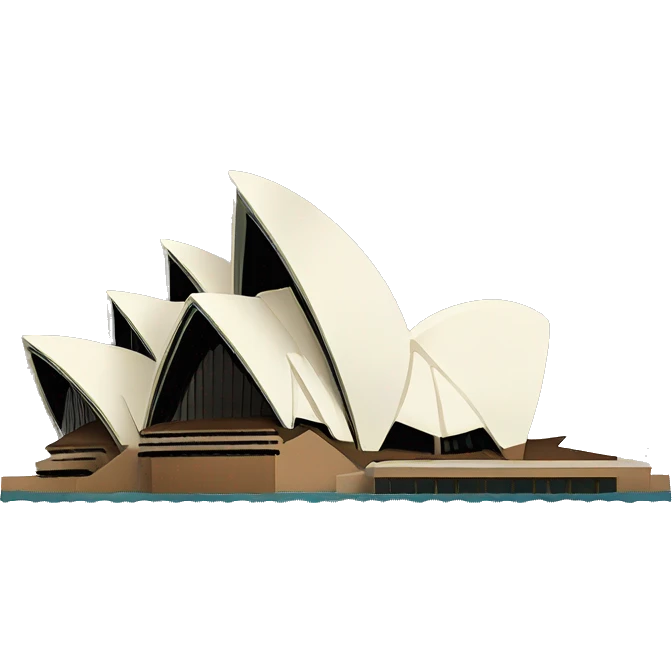 Sydney opera house emoji