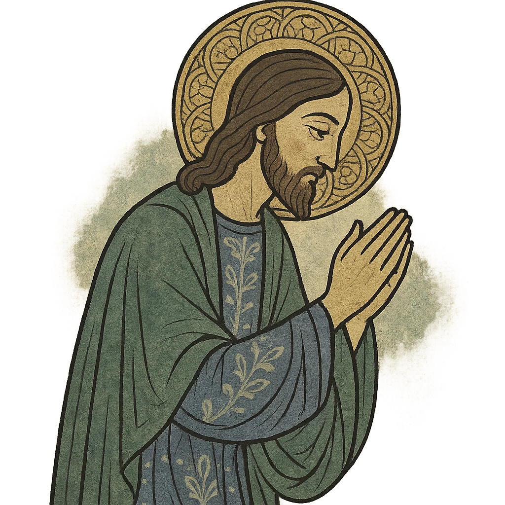 jesus praying  emoji