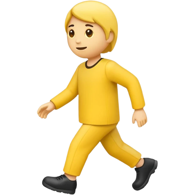 walking emoji but no legs emoji
