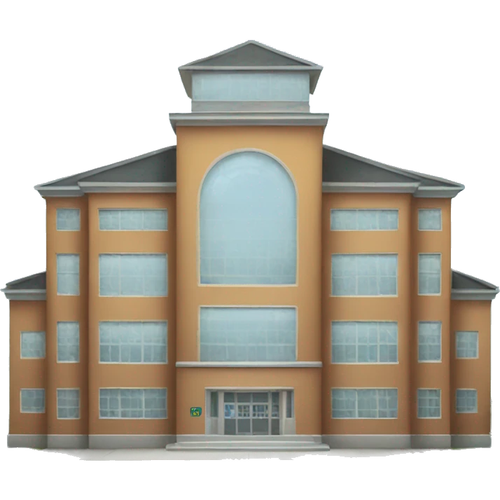 school with big windows emoji