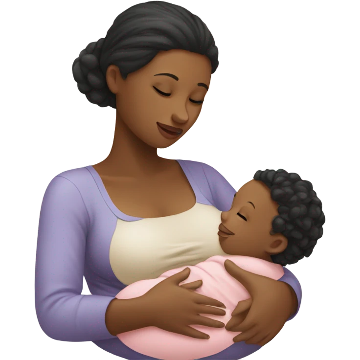 Woman breastfeeding emoji