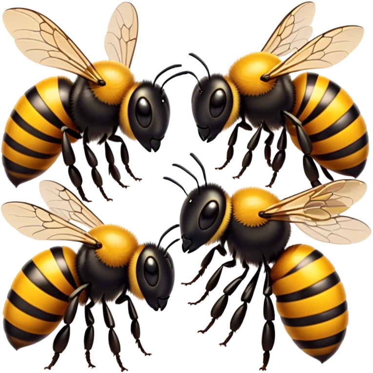 bees that are best friends with heafys emoji