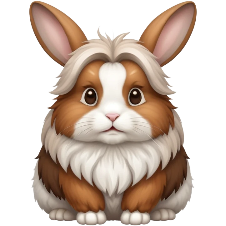 Zakrslý dlouhosrstý králík  emoji