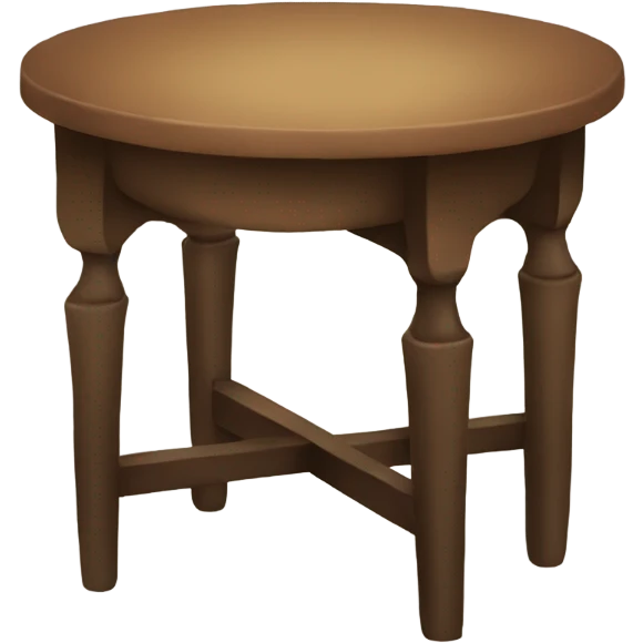 Cozy coffee side table emoji