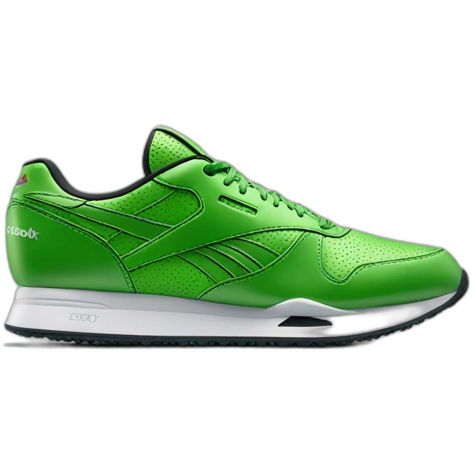 reebok trainer green emoji
