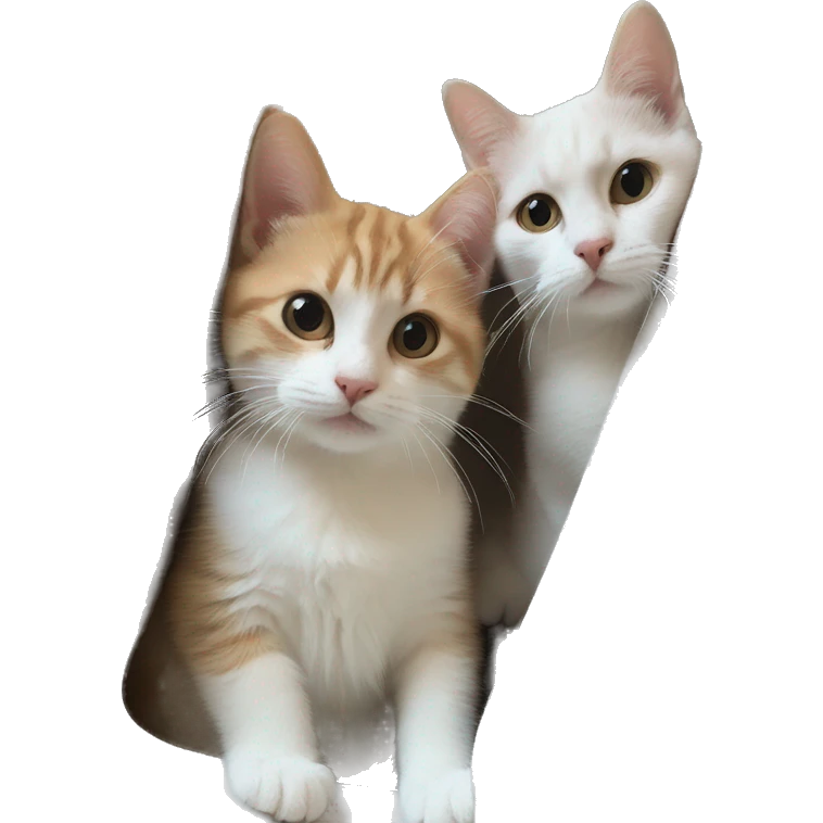 Un bebe de chat et chien emoji