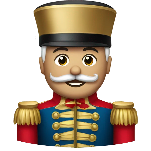 A nutcracker emoji