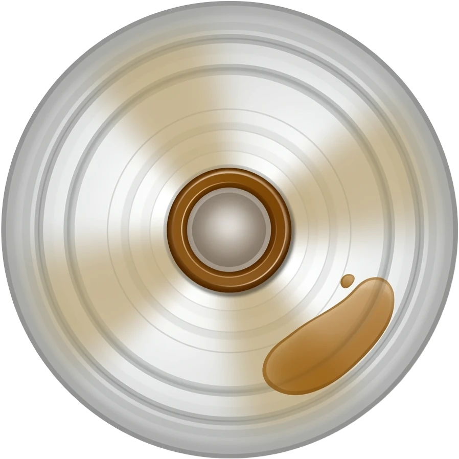 Spinning top stain emoji