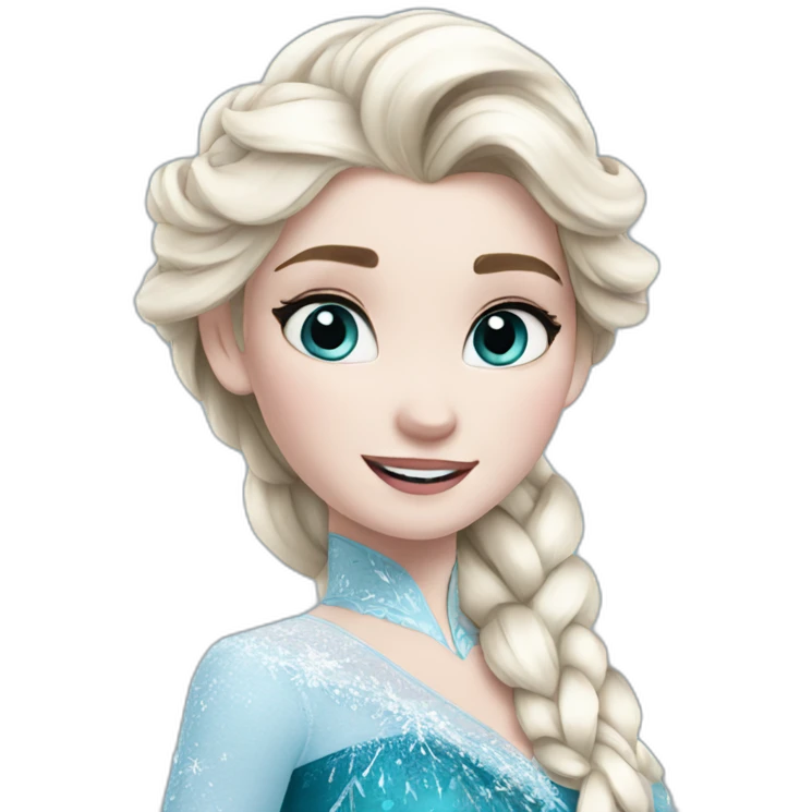 elsa from frozen emoji