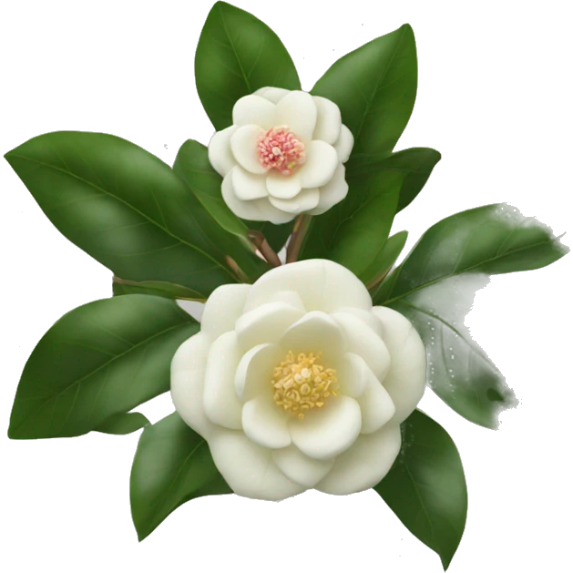 Yuletide Camellia emoji