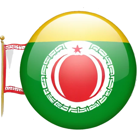 Flag of Iran lion and sun emoji