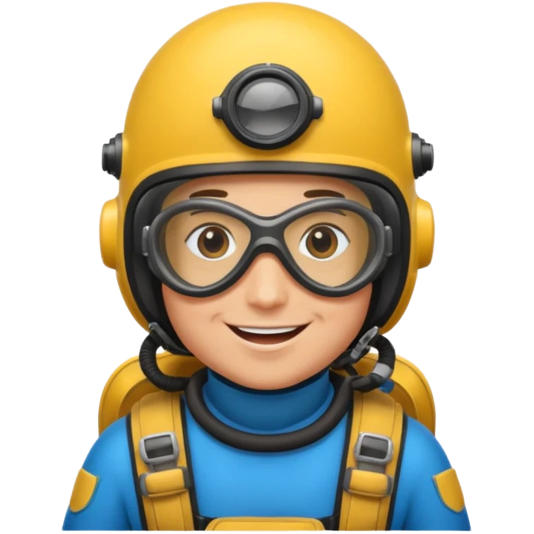parachute diver emoji