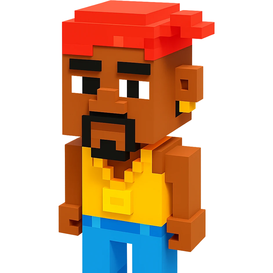 репер 2Pac, no background  emoji