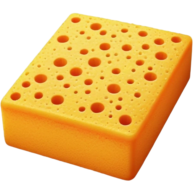 orange sponge emoji