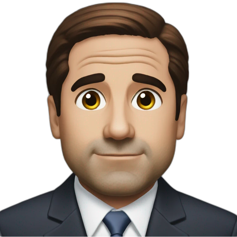photo real Michael scott emoji