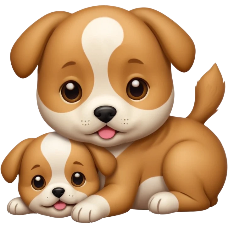 Cute puppies emoji