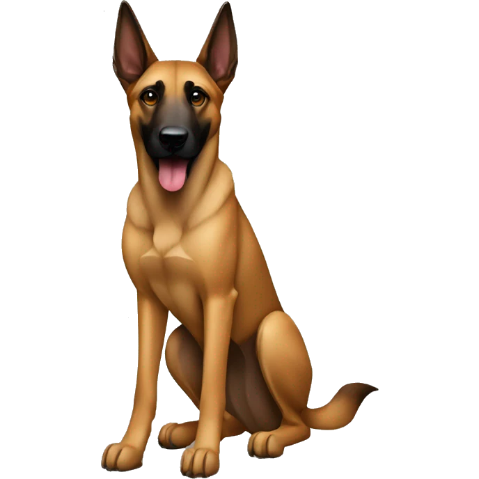 Belgian Malinois Dog Breed Full Body emoji