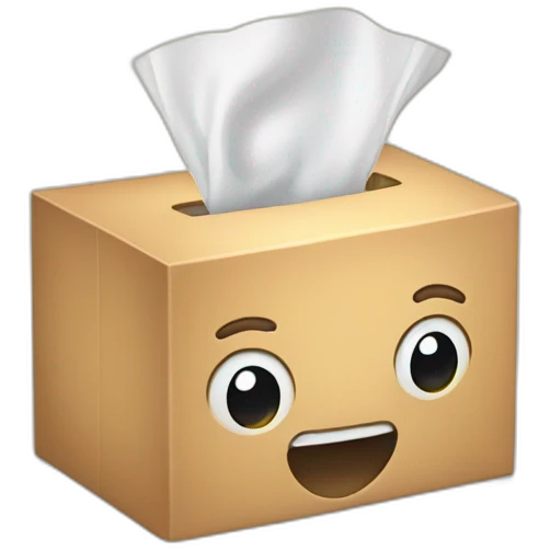 Tissue box emoji
