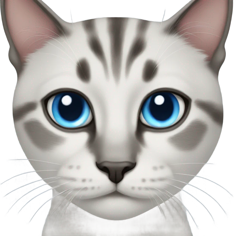 Blue eyes cat lol emoji