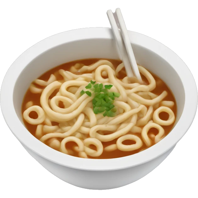 cold bean-soup noodles emoji