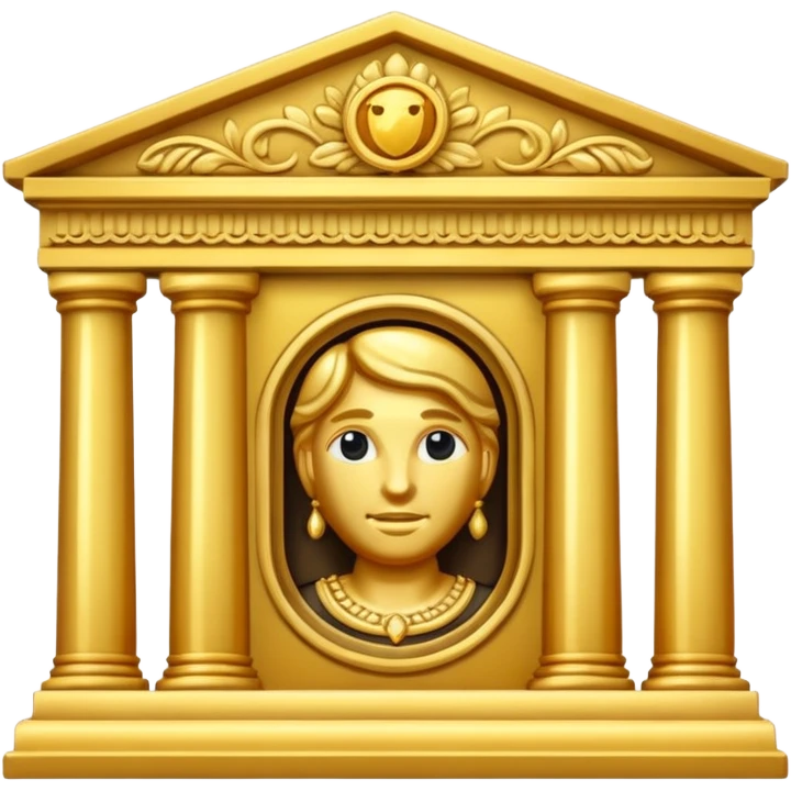 bank color gold emoji