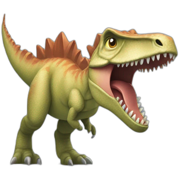 Un dinosaure pète sur chameaux emoji