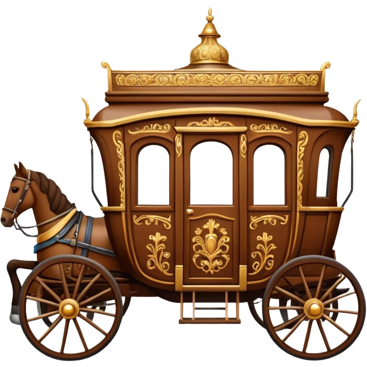huge-horse-drawn-fancy-french-stagecoach-caravan emoji